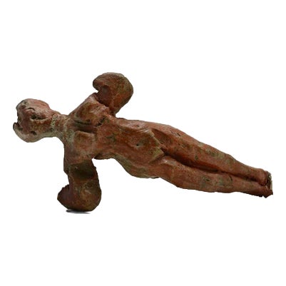 Sirio Pellegrini, Gymnast, 1960s, Terracotta For Sale