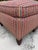 Vintage English Style Upholstered Ottomans With Spiral Turned Legs by O. Henry House, a Pair For Sale - Image 4 of 12