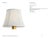 Visual Comfort Signature 6" Linen Bell Empire Shade Designer: Visual Comfort Signature Height: 4.75" Base: Shade Details:...