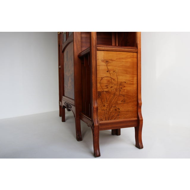 Art Nouveau Display Music Cabinet by Emile Gallé, France, 1905 For Sale - Image 14 of 18