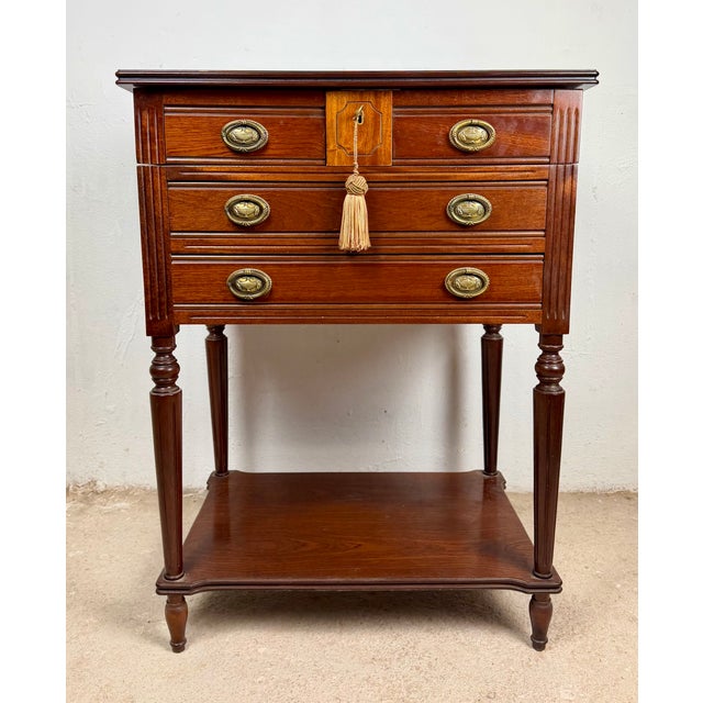 Wood Storage Tables with Lift-Top Compartments, 1970, Set of 2 For Sale - Image 4 of 18