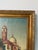 1950’s Vintage B. Hensel Impressionist European Canal Landscape Oil Painting, Wood Frame For Sale In Miami - Image 6 of 12