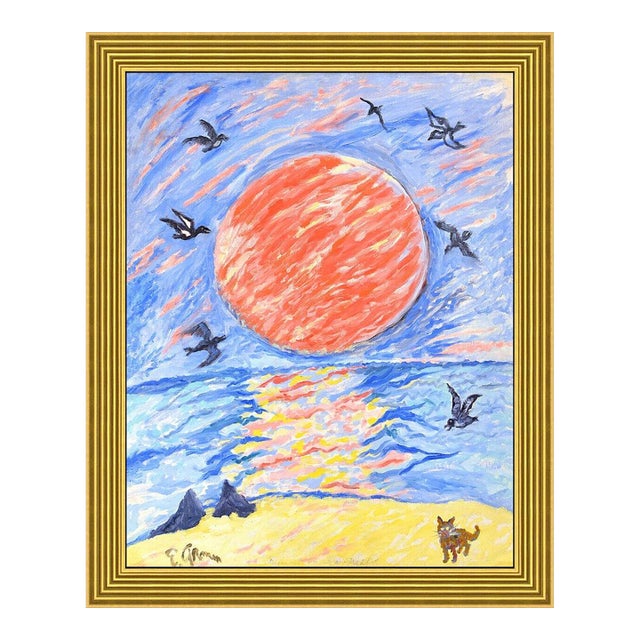 1960s Sunset on the Gulf, Emil Armin For Sale