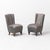 Vintage Fabric and Wooden Chairs, 1950s, Set of 2 For Sale - Image 10 of 10