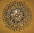 Italian Gilt Brass and Crystal Ceiling Lamp from Stilkronen, 1970s For Sale - Image 4 of 11