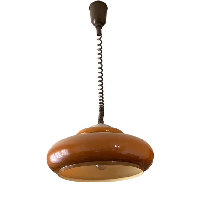 Mid-Century Modern Hungarian Pendant Light, 1960s For Sale