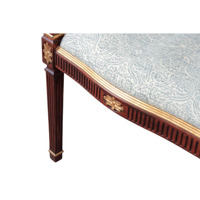 English Regency Lyre Back Gilded Armchairs, a Pair For Sale In Tampa - Image 6 of 9