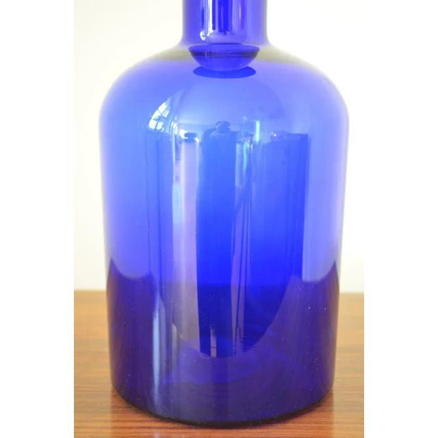 Holmegaard Floor Vase by Otto Brauer for Holmegaard, 1960s For Sale - Image 4 of 5