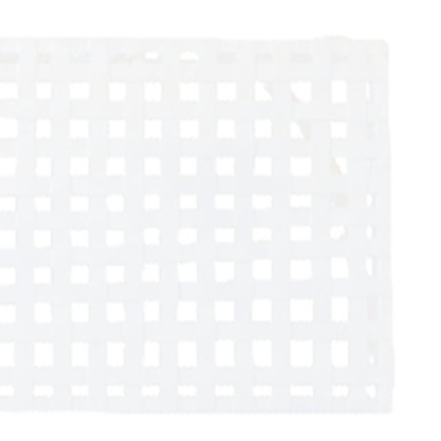 White Vintage Woven Metal Lattice Wall Shelf For Sale - Image 8 of 8