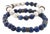 Inner Power Lapis & Howlite Men’s Beaded Bracelet Set For Sale