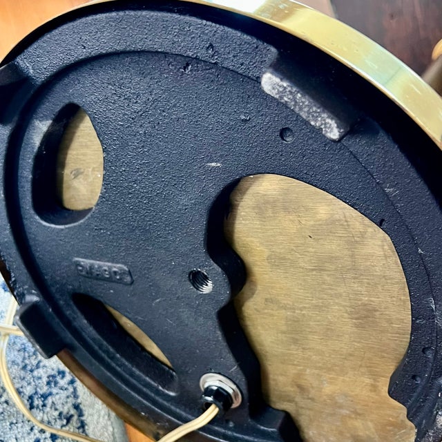 1960s Holywood Regency Brass Floor Lamp With Integrated Table by Hart Associates For Sale - Image 9 of 16