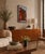 This artwork explores the interplay between forms, volumes, and spaces through an abstract composition structured in...