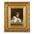 Giltwood Framed Oil on Canvas Dog Painting by Charles Van den Eycken For Sale