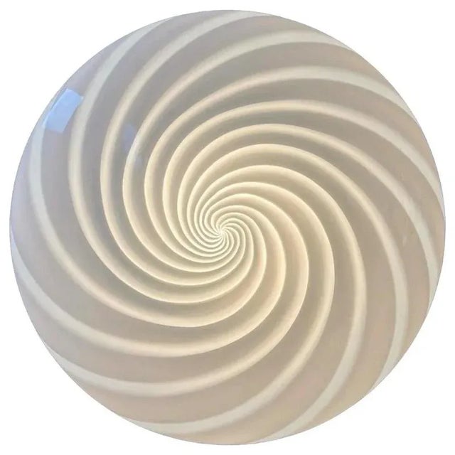 Gold Murano Glass Flush Mount from Vetri, 1970s For Sale - Image 8 of 8