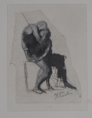 Auguste Rodin, Icare et Phaeton, Etching