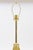 Mid-Century Modern MId Century Modern Murano Glass, Brass and Lucite Bulbous Table Lamps, Restored, 1950's, Italy For Sale - Image 3 of 11