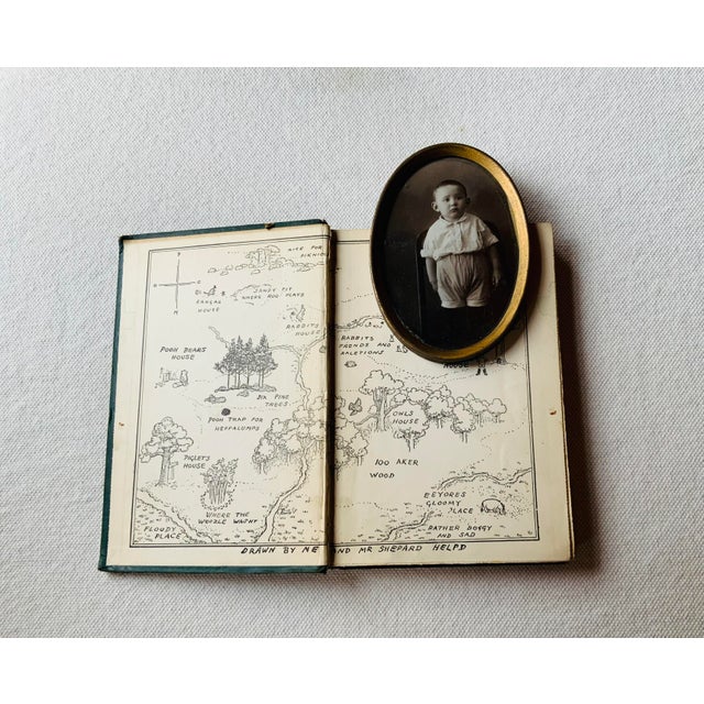 Antique Winnie-the-Pooh a.a. Milne, e.p. Dutton, 88th Edition 1933, Original Green Cloth, Ernest H. Shepard Illustrations, Nantucket Estate For Sale - Image 13 of 18