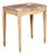 Italian Neoclassical 19th Century Bleached Oak Console Table with Red Marble Top For Sale
