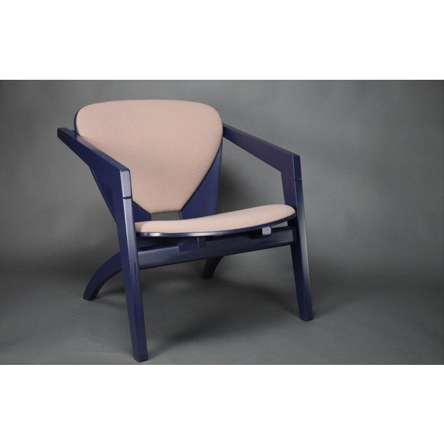 Set of Blue Butterfly GE 460 Lounge Chairs by Hans Wegner for Getama, 1980s For Sale - Image 16 of 18