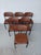 Fully restored Erik Buch dining chairs in tanned oak and custom upholstery, 1960s, set of 6 The chairs have a simple yet...