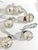 Traditional Vintage Silver Kugel-Style Mercury Glass Christmas Ornament Garland, 58" For Sale - Image 3 of 8