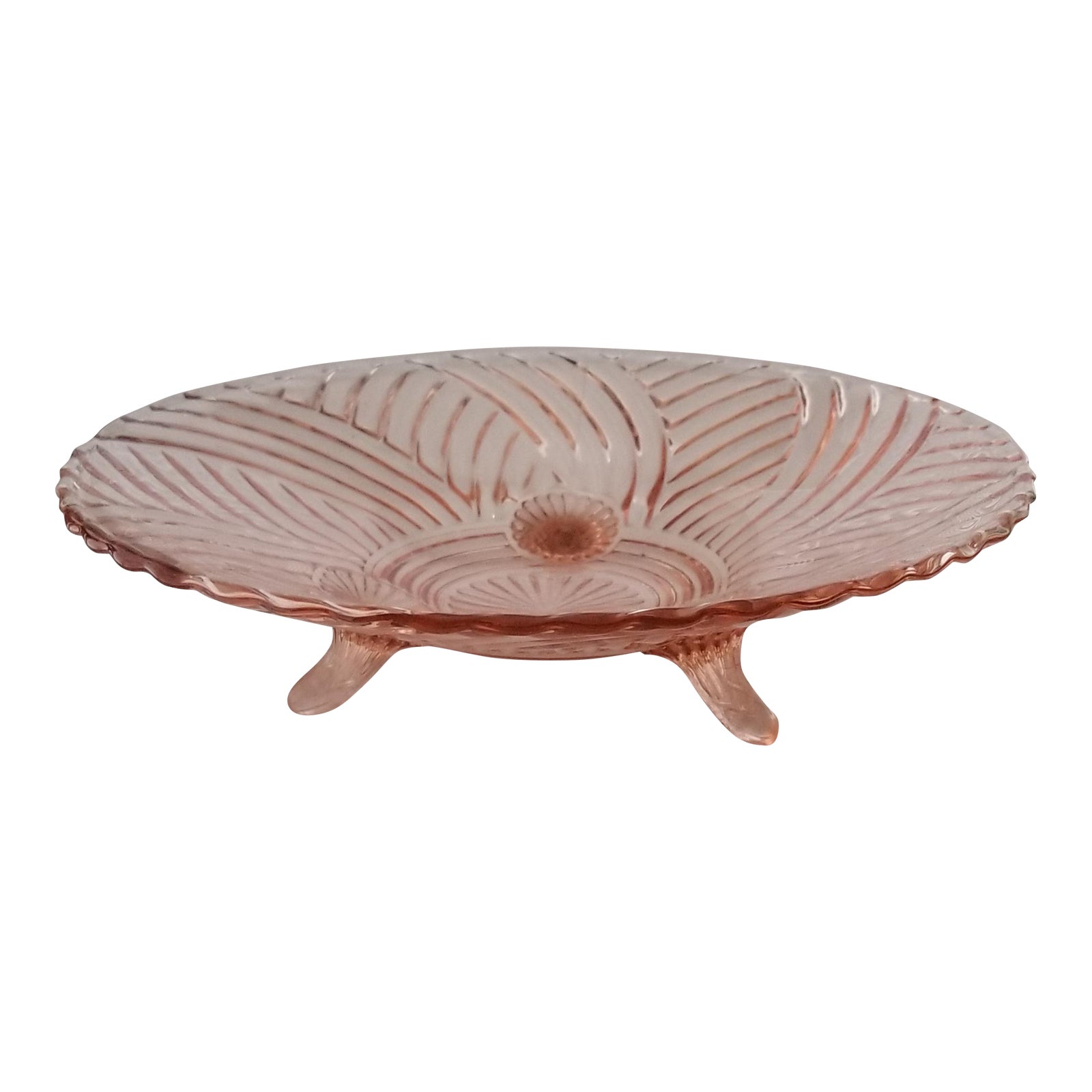 Collectible Glass Art & Collectibles vintage pink glass bowl pink glass