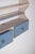 Blue White and Sky-Blue Painted Portuguese Plate Rack, 1950 For Sale - Image 8 of 9