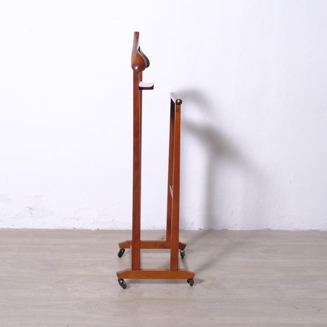 Wooden Valet Stand from Fratelli Reguitti, Italy, 1960s-1970s For Sale - Image 10 of 12