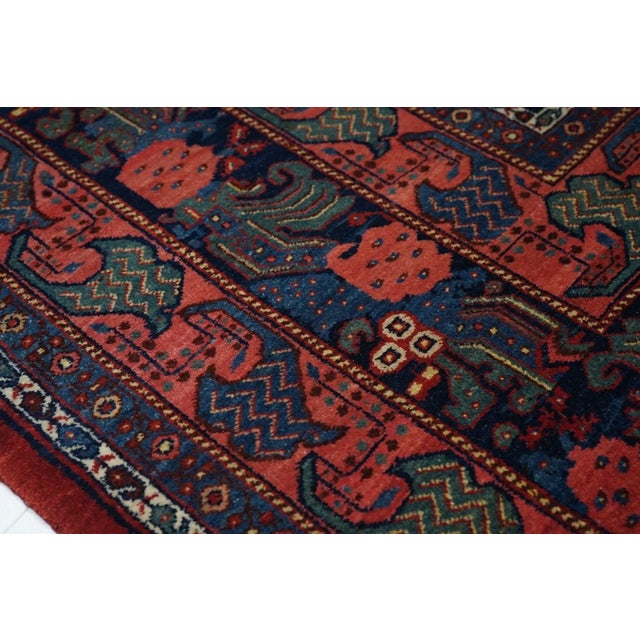 Antique Bidjar Rug 8'10'' x 12'5'' For Sale In New York - Image 6 of 11