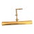 Restoration Hardware Gallery Antiqued Brass Picture Light For Sale