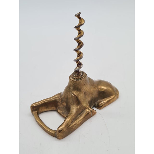 Brown Danish Figurative Corkscrew in Bronze, Denmark, 1960s For Sale - Image 8 of 12