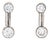 Vintage Portuguese 0.80ct Diamond Earrings 9k White Gold Drops Fine Jewelry, A Pair For Sale