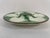 Longchamp 1930s French Longchamp Green and White Majolica Oyster Plate For Sale - Image 4 of 14