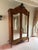 Late 19th Century French Louis XV Style Armoire / Wardrobe With Mirror Doors – Carved Wood For Sale In Los Angeles - Image 6 of 9