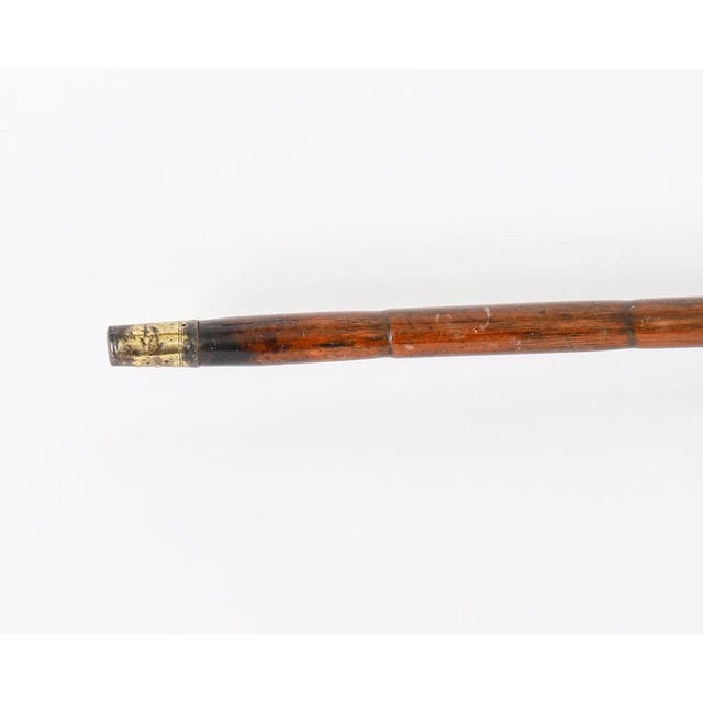19th Century Antique Continental Silver Walking Stick Cane, 1890s For Sale - Image 5 of 9