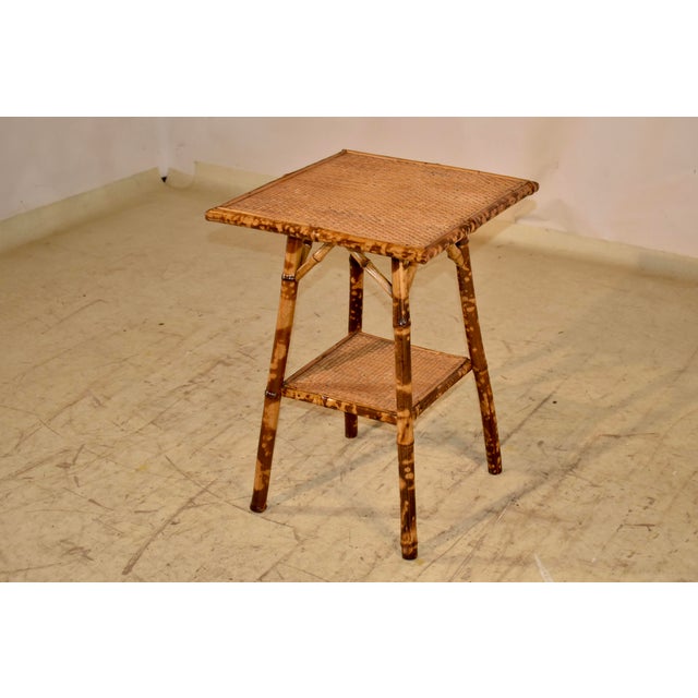 19th Century Bamboo Side Table For Sale - Image 4 of 7