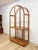 Danish MCM Bentwood Display Shelf Glass Shelves Vintage Etagere Bookcase For Sale - Image 4 of 13