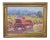 Farmhouse Silvio Silvestri, Listed Artist (1948-2018) California Farmland Landscape Painting W/ Antiqued Ornate Gold Frame For Sale - Image 3 of 10