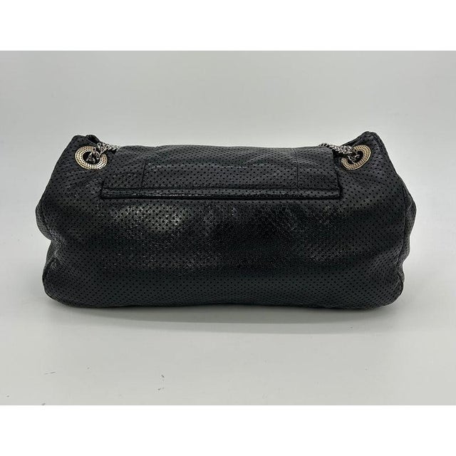 Chanel Mid 20th Century Chanel Perforated Drill Flap Accordion Classic For Sale - Image 4 of 10