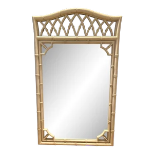 Late 20th Century Thomasville Allegro Faux Bamboo Chinoiserie Mirror