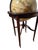 Brown 1980s Custom Mahogany Replogle Floor World Globe Heirloom Mahogany Stand Table For Sale - Image 8 of 15