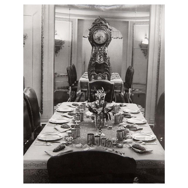 Brassai, Dining Room, 1920s, Silver Bromide Print, 1920s For Sale