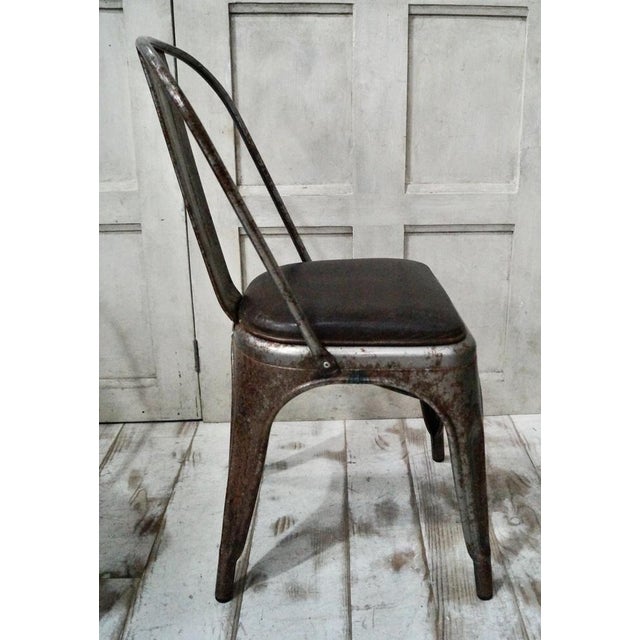 1960s Vintage Tolix Style Bistro Chairs, 1960s, Set of 4 For Sale - Image 5 of 14