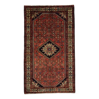 Middle Eastern Hand-Knotted Hosseinabad Rug For Sale