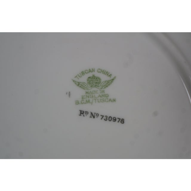 Late 20th Century English Tuscan Fruits Fine China Tea Coffee Demitasse Cups Creamer Pitcher - 22 pcs For Sale - Image 13 of 14