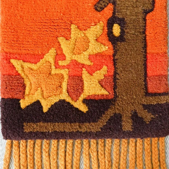 1960s Wall Rug Art Object, 1960s For Sale - Image 5 of 8