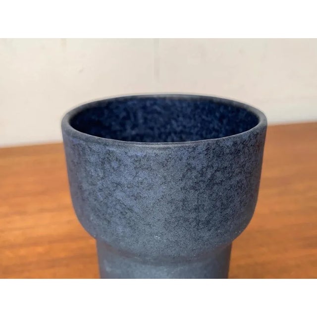 Mid-Century German Studio Pottery Minimalist Vase from Ernst Loesche, 1960s For Sale - Image 6 of 12
