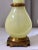 Mid 20th Century Paul Hansen Hollywood Regency Bronze Mounted Vaseline Glass Lamps, Pair For Sale In Philadelphia - Image 6 of 12