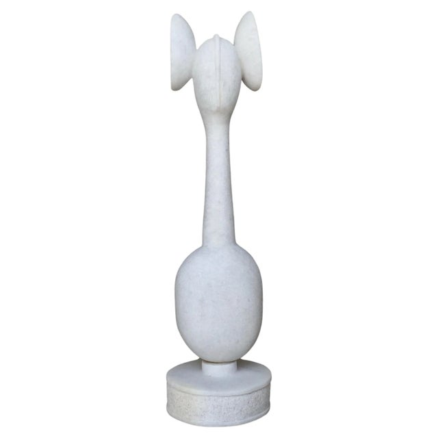 Stone Hand Carved Marble Sculpture by Tom Von Kaenel For Sale - Image 7 of 7