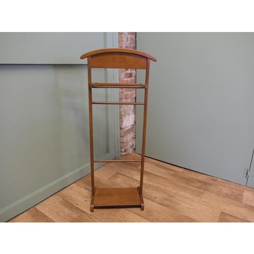 Modernist Gentleman’s Floor Standing Valet or Suit Hanger A very useful piece, the Valet or clothes stand is made in...